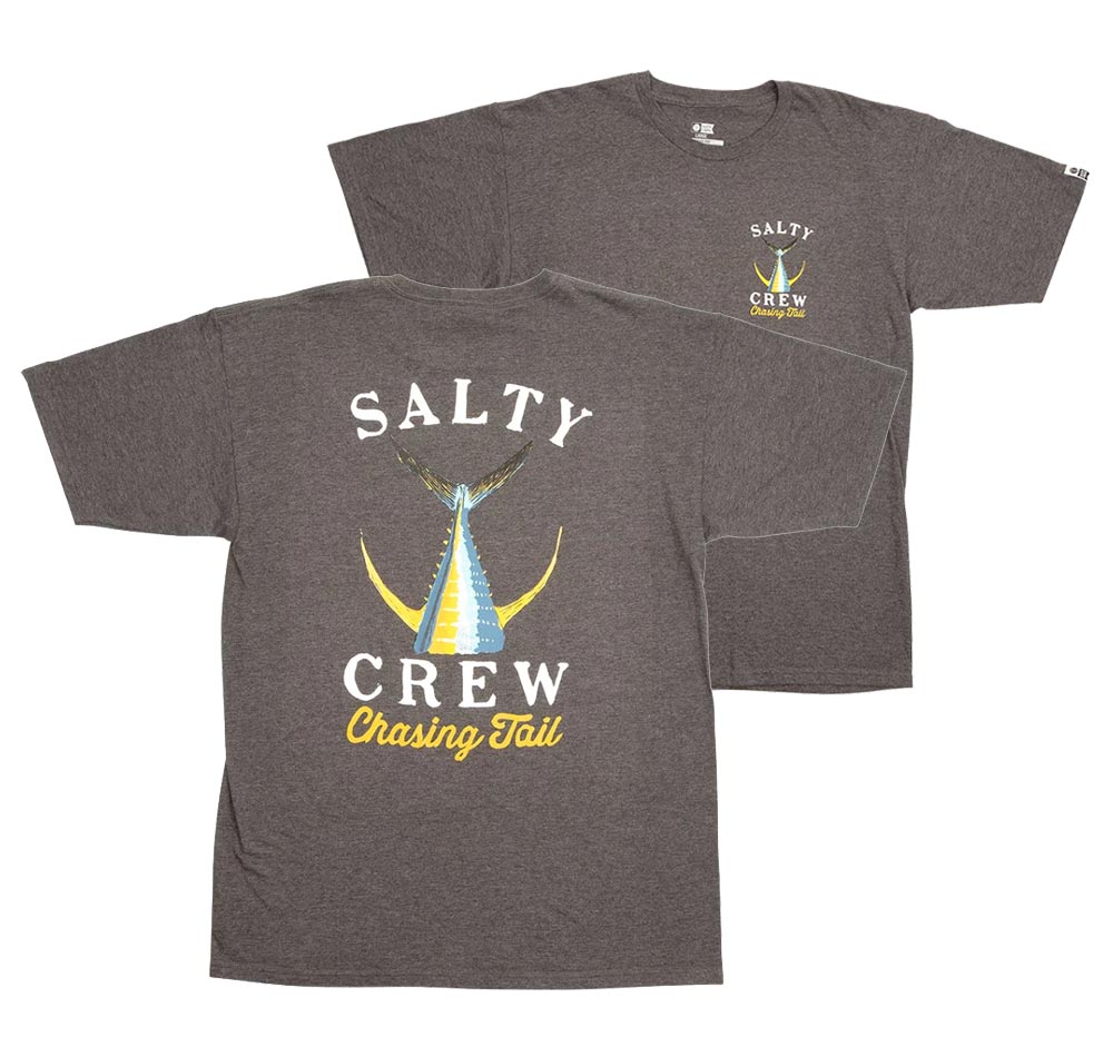Salty Crew &#39;Tailed&#39; Charcoal T-Shirt