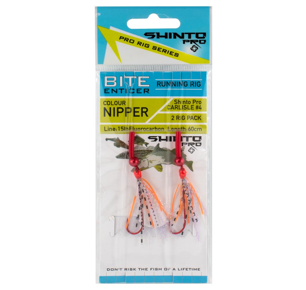 Shinto Pro Bite Enticer Running Carlisle Rig 2pk #4 Nipper