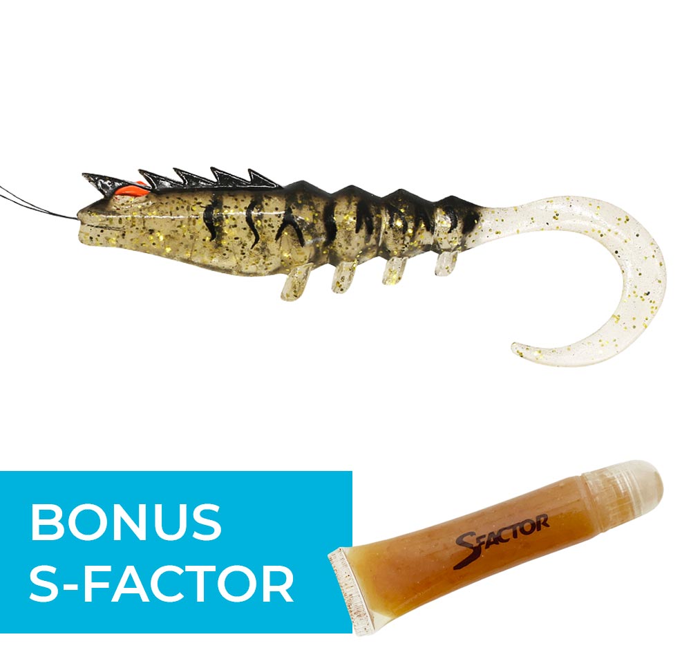 Squidgies Pro Range Prawn Wriggler Tail Soft Plastics