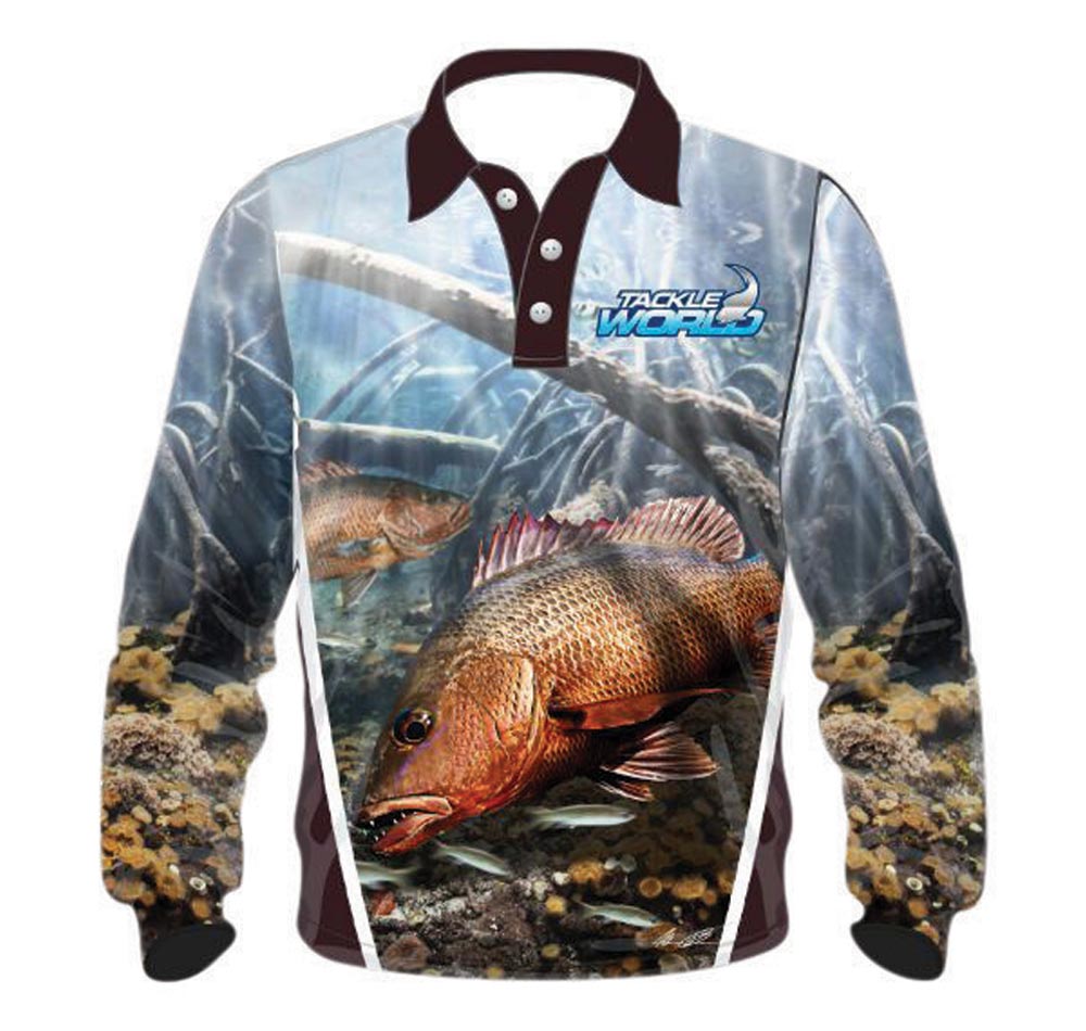 Tackle World Angler Series Mangrove Jack Kids Fishing Shirt