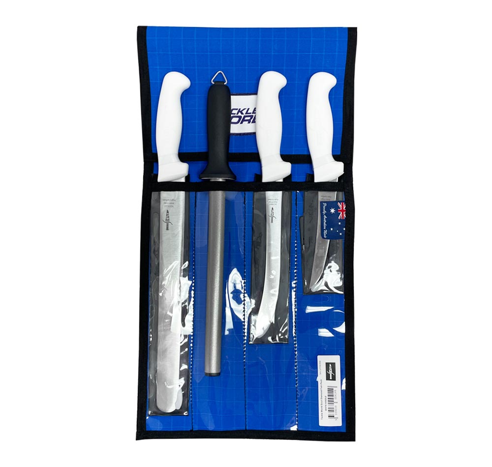 Tackle World Sicut Fisherman Knife Pack With Diamond Sharpener