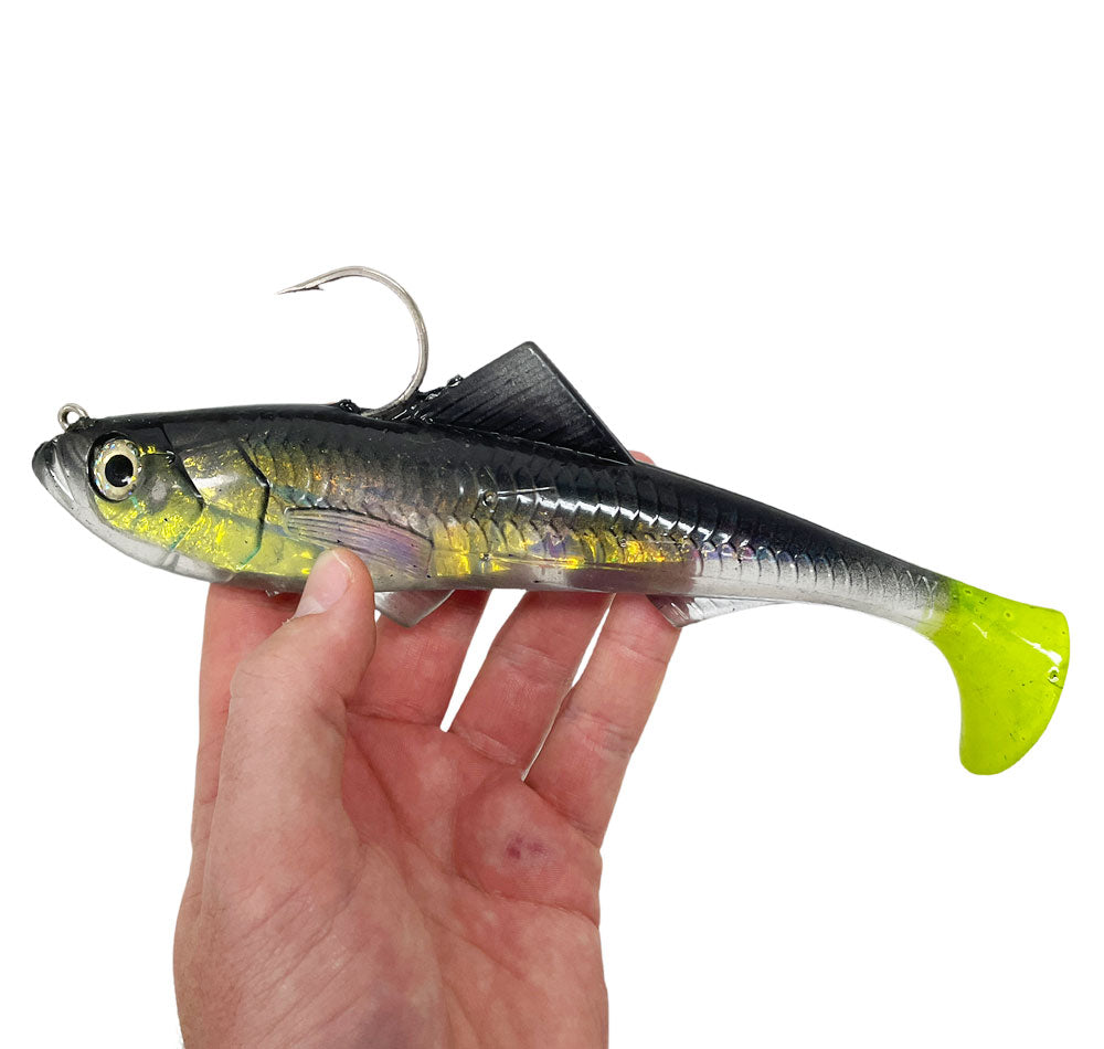 ZMan FlashBack Paddle Tail 8&quot; Soft Plastics Size Reference